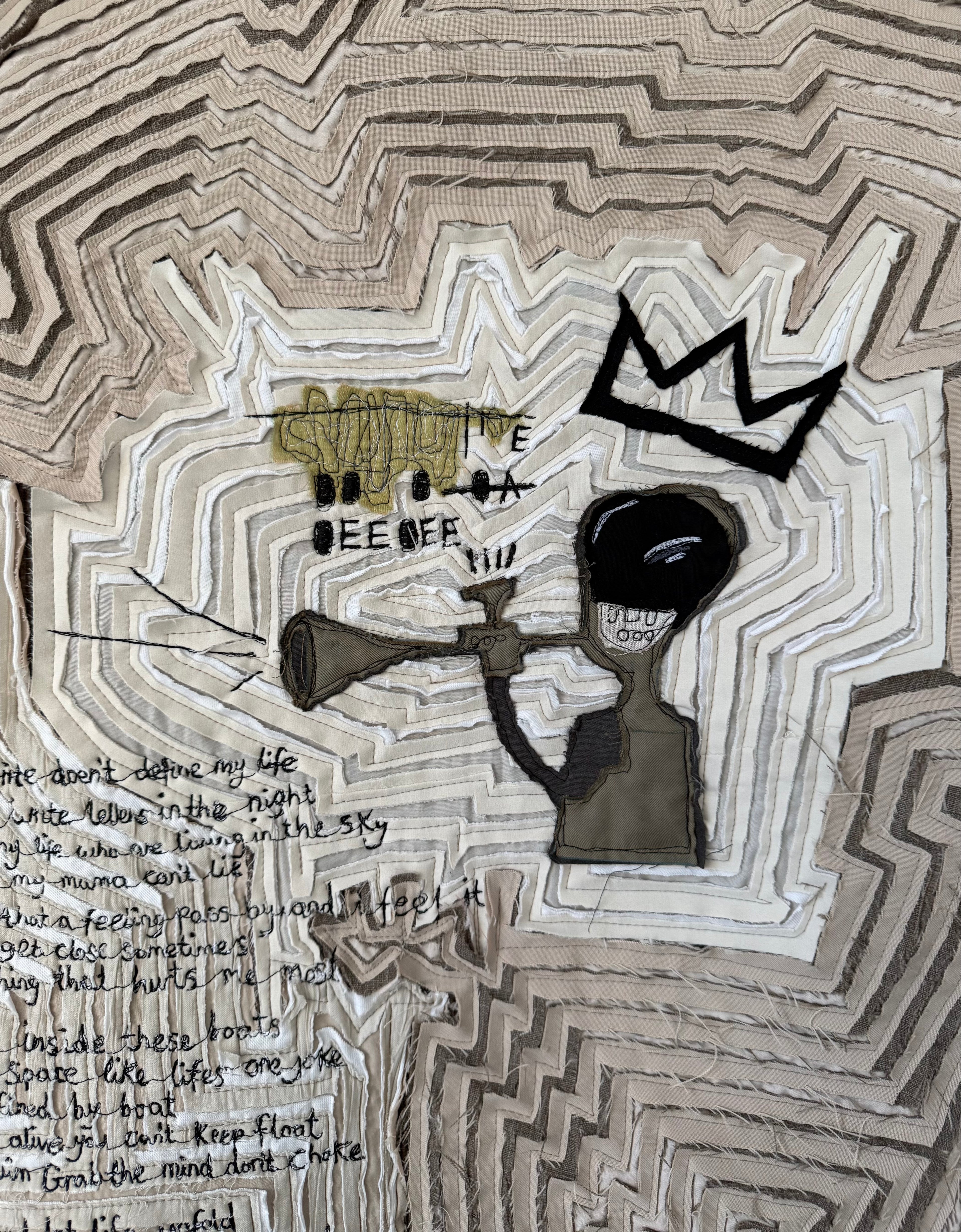 Trumpet For The Unseen - Beige Jumper