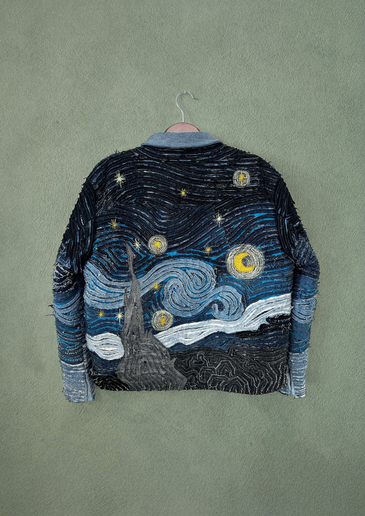Starry Night - Denim Jacket