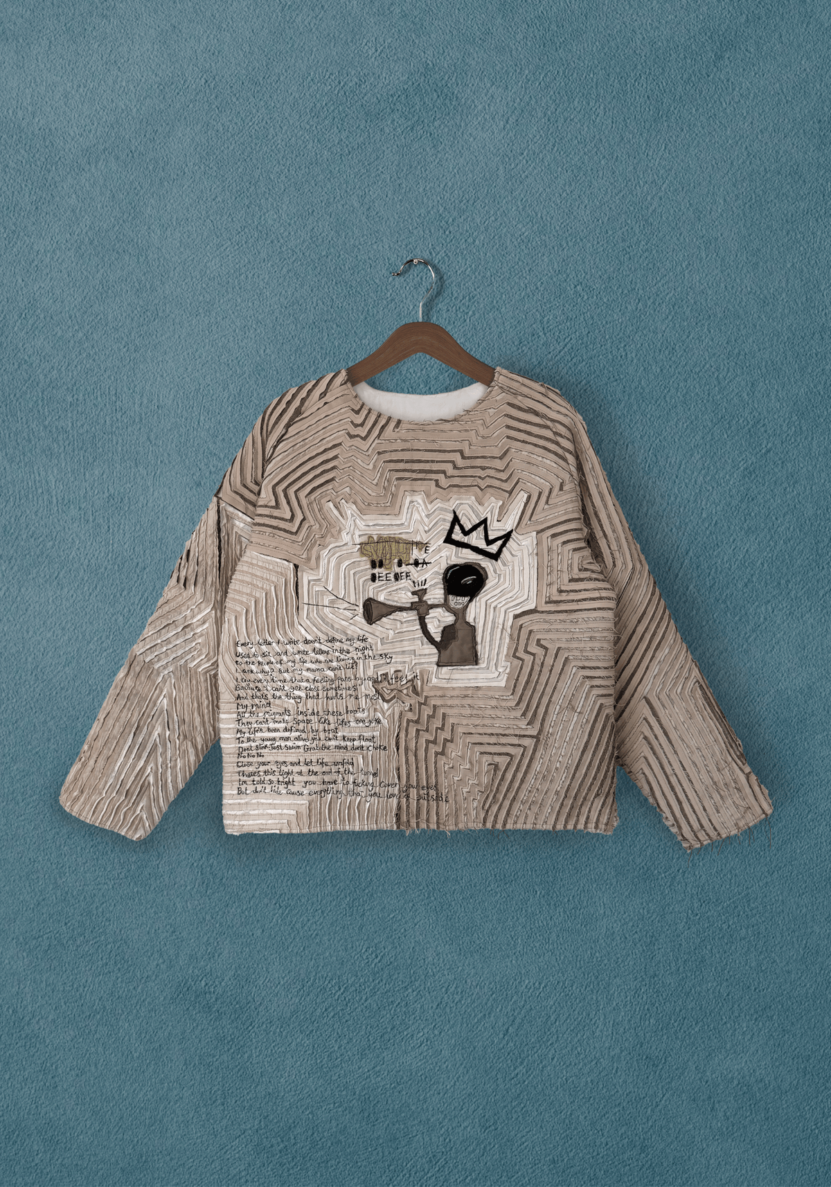 Trumpet For The Unseen - Beige Jumper